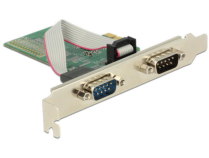 DeLock PCI Express Card > 2x Serial RS-232 - Image 1