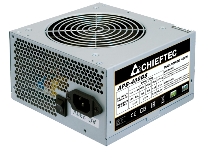 CHIEFTEC Tápegység Value 400W 80+ OEM