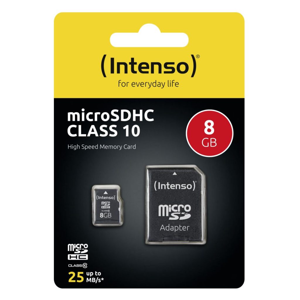Intenso 8GB microSD Class 10 adapterrel - Image 2