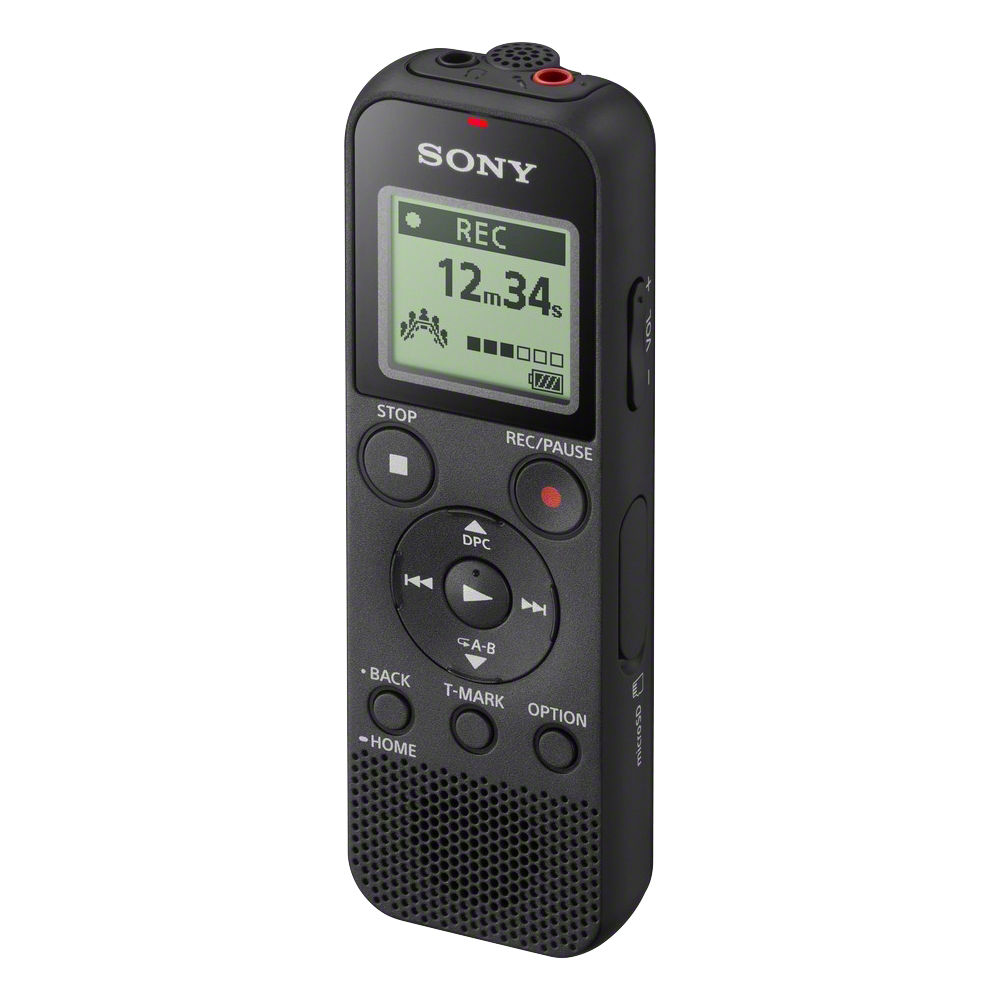 Sony ICD-PX470 USB Diktafon 4GB Black - Image 1
