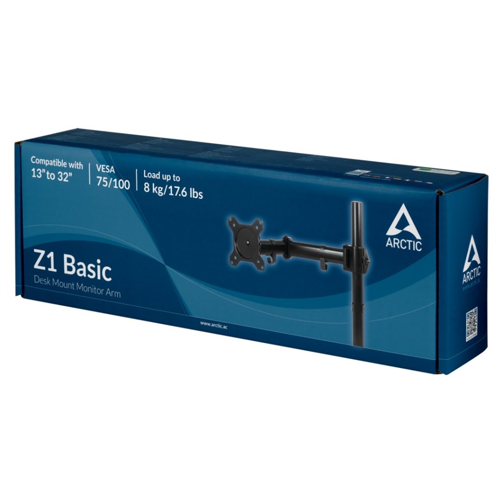 arctic-z1-basic-13-43-_8.jpg Arctic Z1 Basic Desk Mount Monitor Arm Black - Image 8
