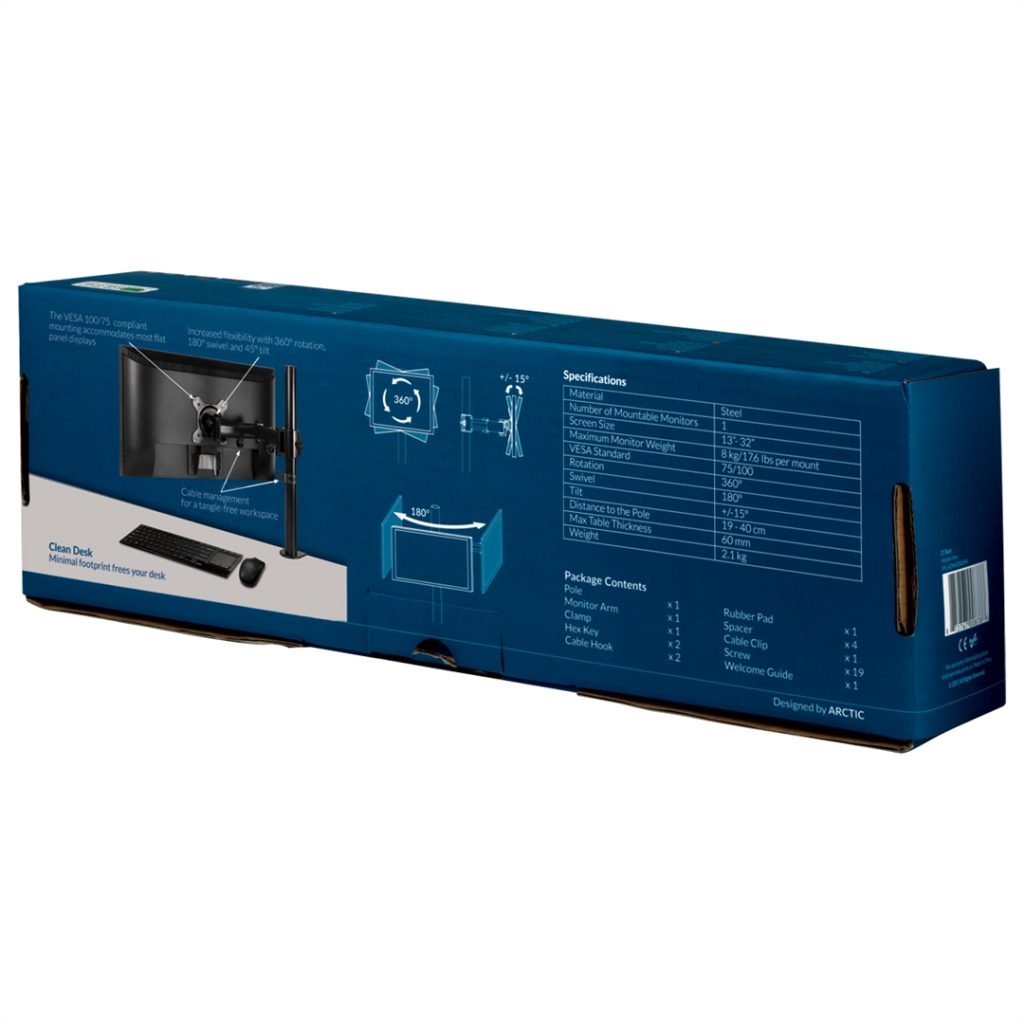 arctic-z1-basic-13-43-_9.jpg Arctic Z1 Basic Desk Mount Monitor Arm Black - Image 9