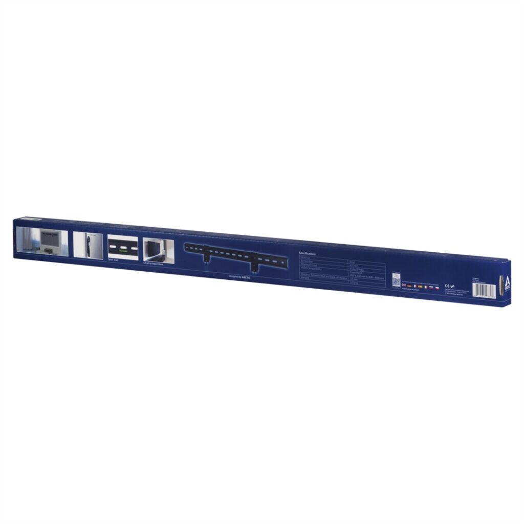 Arctic TV Basic L Ultra-Slim Wall Mount for extra large TVs Black - Image 7
