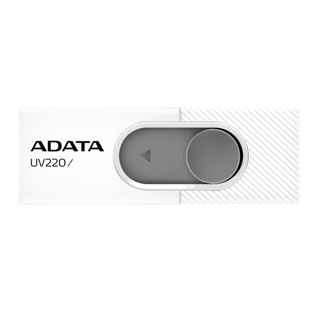 a-data-32gb-flash-drive-uv220-white-grey_1.jpg A-Data 32GB Flash Drive UV220 White/Grey - Image 1