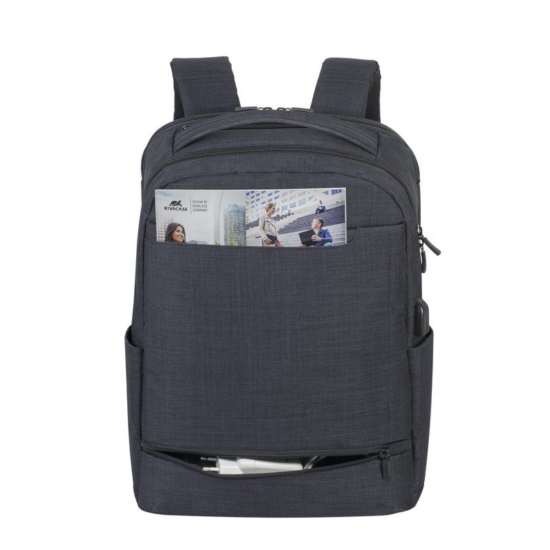 RivaCase 8365 Biscayne Laptop backpack 17,3" Black - Image 3