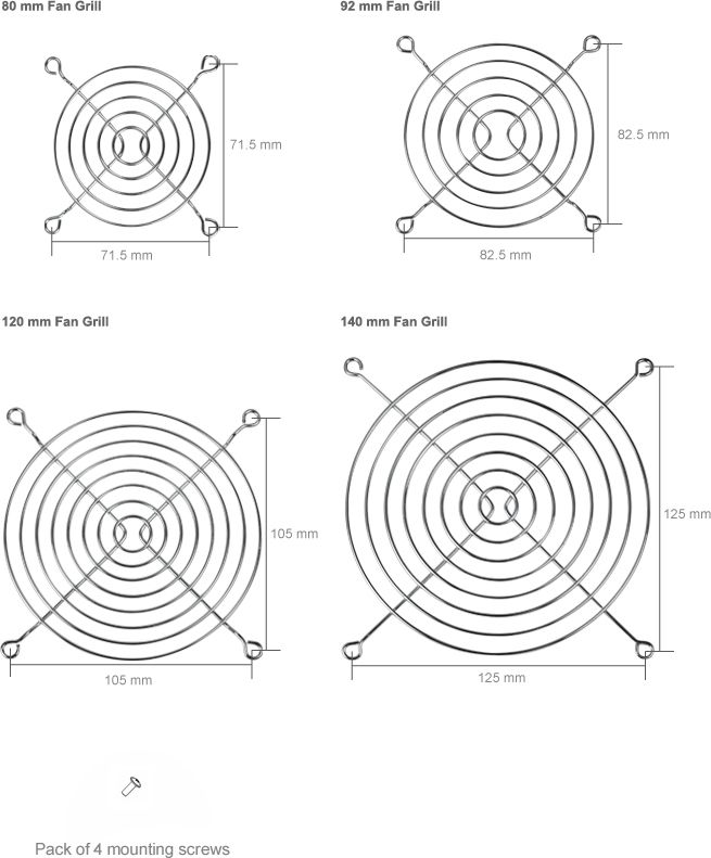 arctic-cooling-140mm-fan-grills_2.jpg Arctic 140mm Fan Grills - Image 2