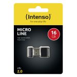 Intenso 16GB Micro Line USB2.0 Black - Image 2