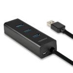 AXAGON HUE-S2BL USB3.0 Charging Hub Black - Image 2