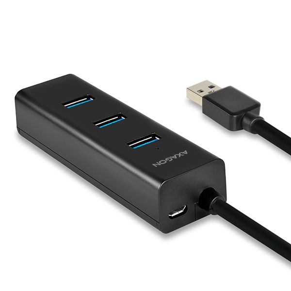 AXAGON HUE-S2BL USB3.0 Charging Hub Black - Image 2
