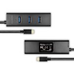 AXAGON HUE-S2C USB-C 3.1 Charging Hub Black - Image 3