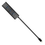 AXAGON HUE-S2C USB-C 3.1 Charging Hub Black - Image 5