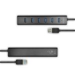 AXAGON HUE-SA7BP USB3.0 Charging Hub Black - Image 2