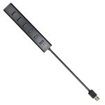 AXAGON HUE-SA7BP USB3.0 Charging Hub Black - Image 5