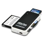 AXAGON CRE-X1 External 5-slot Card Reader Black/White - Image 3