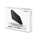 AXAGON EE35-XA3 3,5" USB3.0 HDD SATA Aline Box Black - Image 15