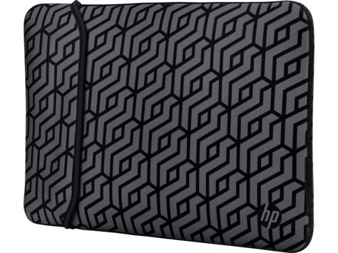 HP 14" Neoprene Reversible Sleeve Black/Grey - Image 1