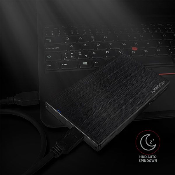 AXAGON EE25-XA6 2,5" USB3.0 HDD SATA Aline Box Black - Image 6