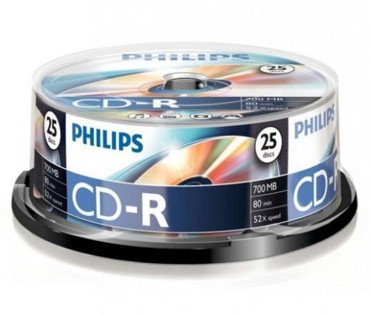 Philips CD-R 80 52x 25db/henger (25-ös címke) - Image 1