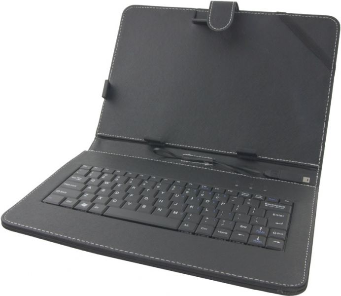 Esperanza Madera Univerzális tablet tok + billentyűzet 10,1" Black ENG - Image 1