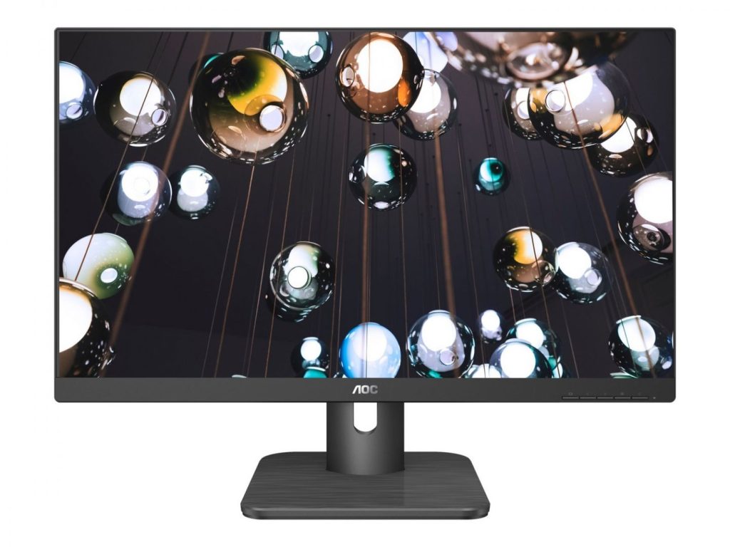 AOC IPS monitor 23.8" 24E1Q, 1920x1080, 16:9, 250cd/m2, 5ms, VGA/HDMI/Displayport, hangszóró - Image 2