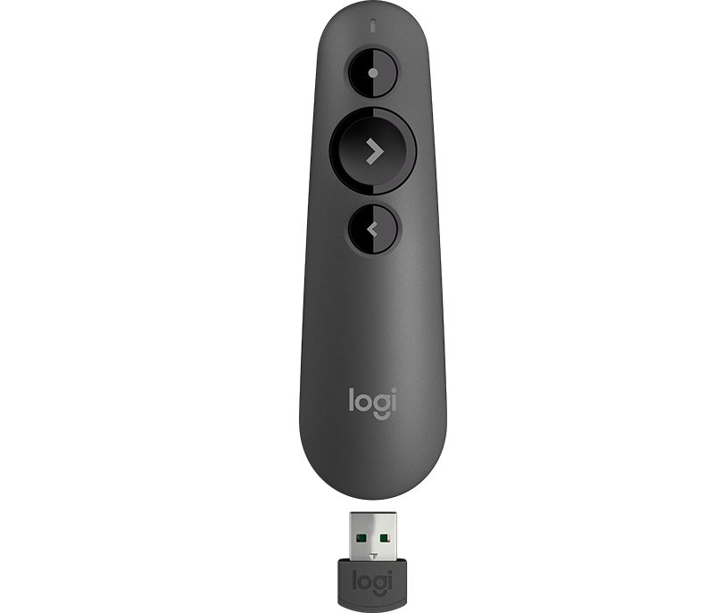 Logitech R500 Laser Presentation Remote Wireless Presenter Red Laser Black - Image 4