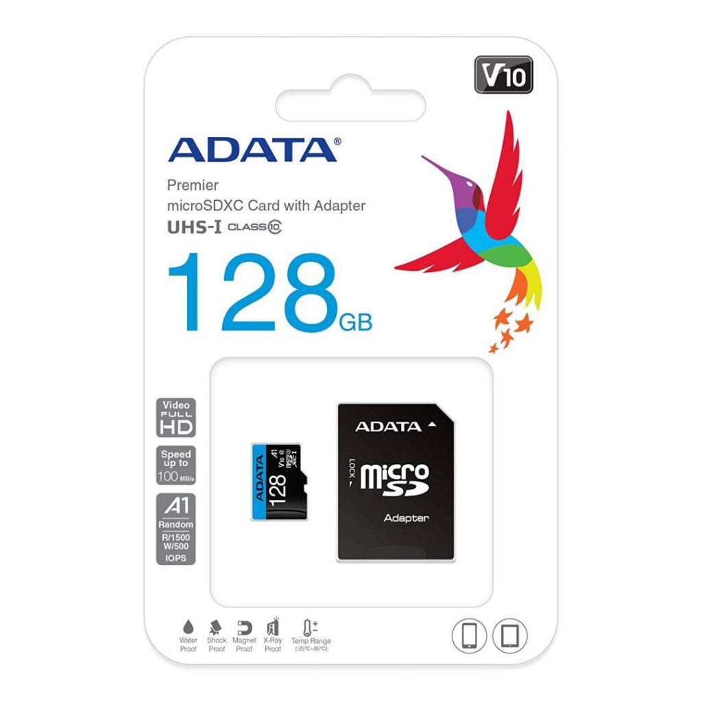 ADATA Memóriakártya MicroSDXC 128GB + Adapter UHS-I CL10 (100/25) - Image 6
