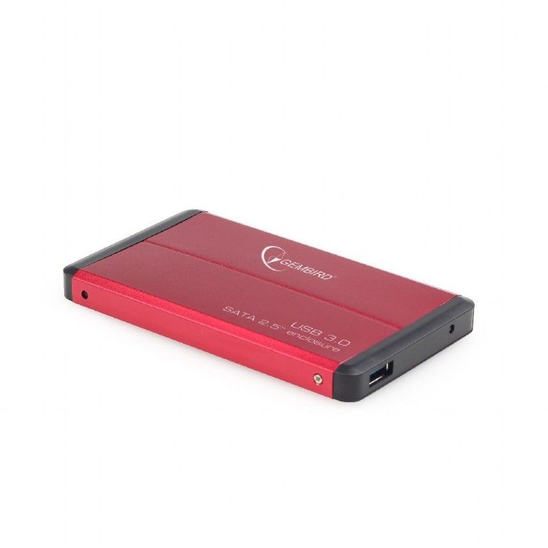 gembird-2-5-usb3.0-enclosure-red_1.jpg Gembird 2,5" EE2-U3S-2-R USB3.0 Enclosure Red - Image 1