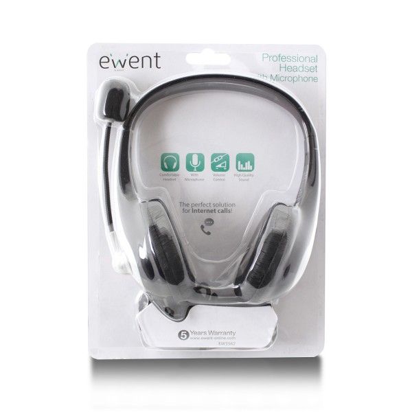 Ewent EW3562 Headset with mic Black - Image 5