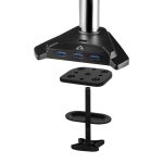 Arctic Z2 Pro Gen 3 Dual Monitor Arm with SuperSpeed USB Hub Black - Image 10