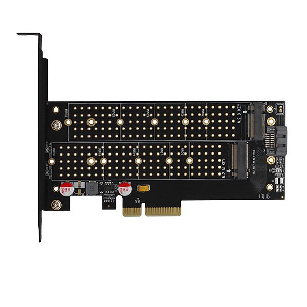 AXAGON PCEM2-DC PCIe NVMe+SATA M.2 Adapter - Image 3