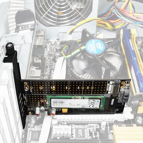 AXAGON PCEM2-D PCIe NVMe+SATA M.2 Adapter - Image 7