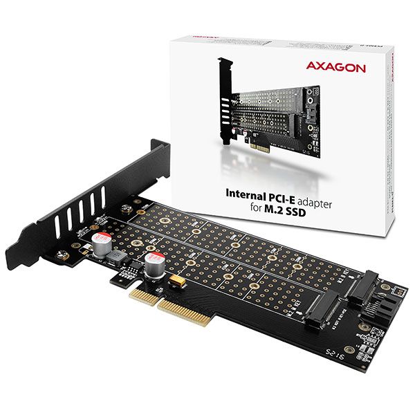 AXAGON PCEM2-D PCIe NVMe+SATA M.2 Adapter - Image 8