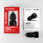 AXAGON PWC-QC5 QC3.0 + 2.4A Car Charger Black - Image 10
