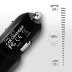 AXAGON PWC-QC5 QC3.0 + 2.4A Car Charger Black - Image 3