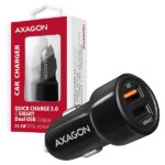 AXAGON PWC-QC5 QC3.0 + 2.4A Car Charger Black - Image 9