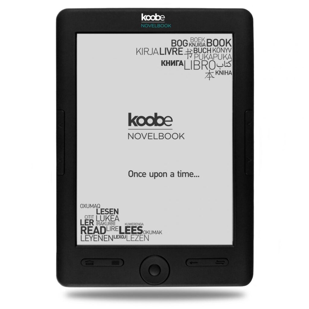 koobe-novelbook-hd-shine_1.jpg Koobe NovelBook HD Shine 6" E-book olvasó 8GB Black - Image 1