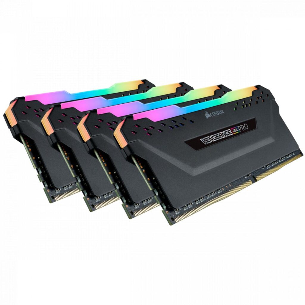 Corsair 32GB DDR4 3200MHz Kit(4x8GB) Vengeance RGB Pro Black - Image 2
