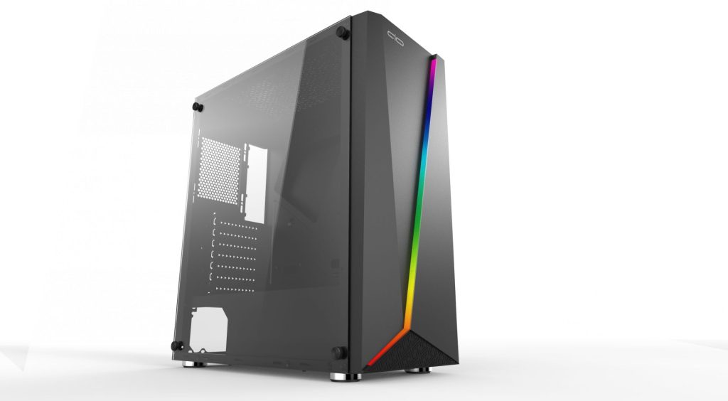 AIO Lumina Gamer Tempered Glass Black - Image 1