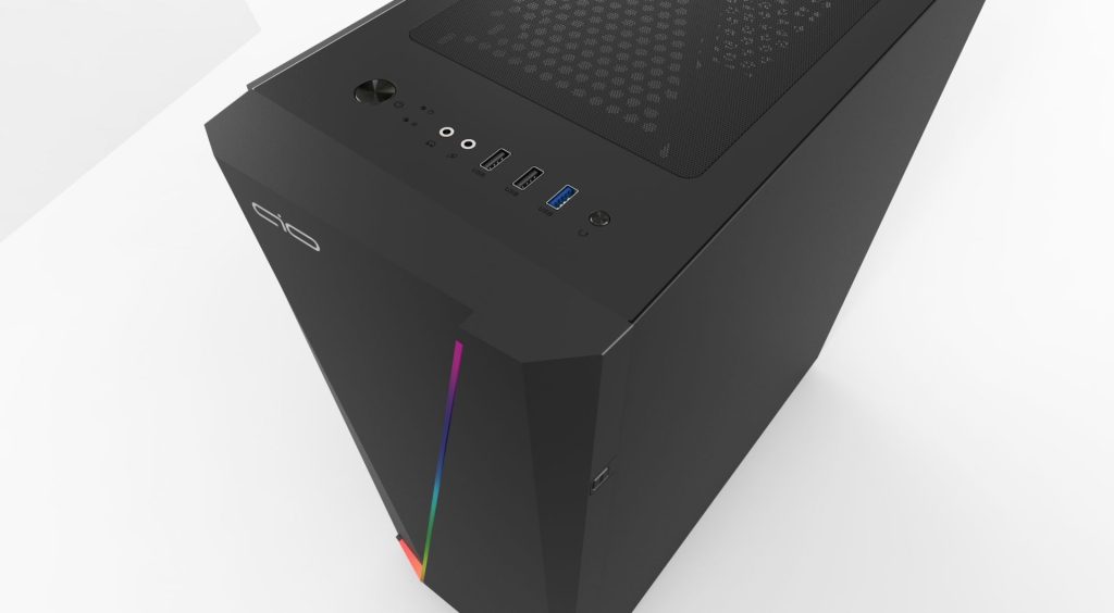 AIO Lumina Gamer Tempered Glass Black - Image 4