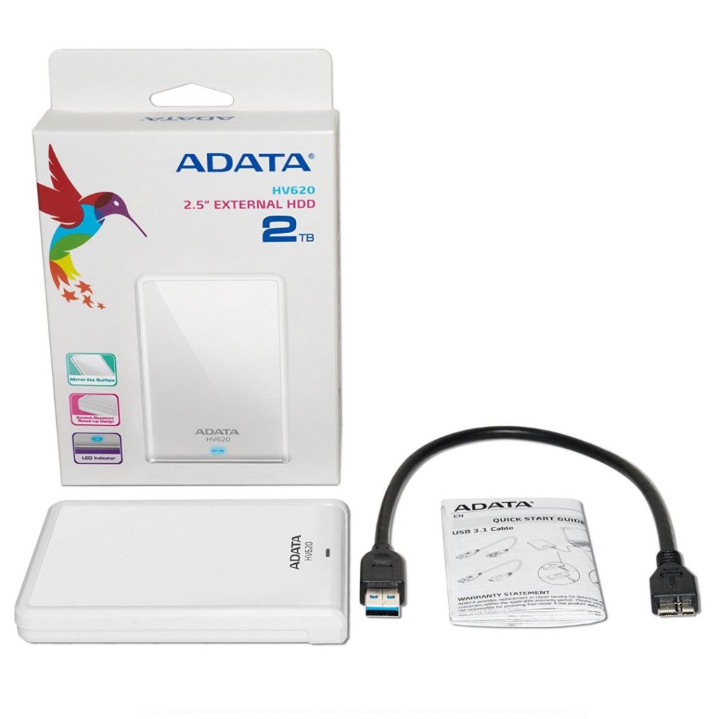 A-Data 2TB 2,5" USB3.1 HV620S White - Image 5