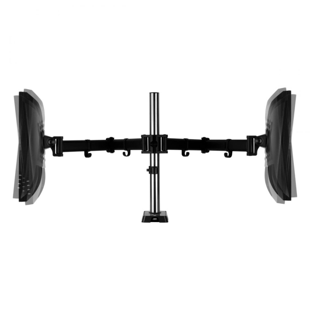 arctic-z2-gen-3-matt-black-coating-_7.jpg Arctic Z2 Gen 3 Desk Mount Dual Monitor Arm with USB Hub Black - Image 7