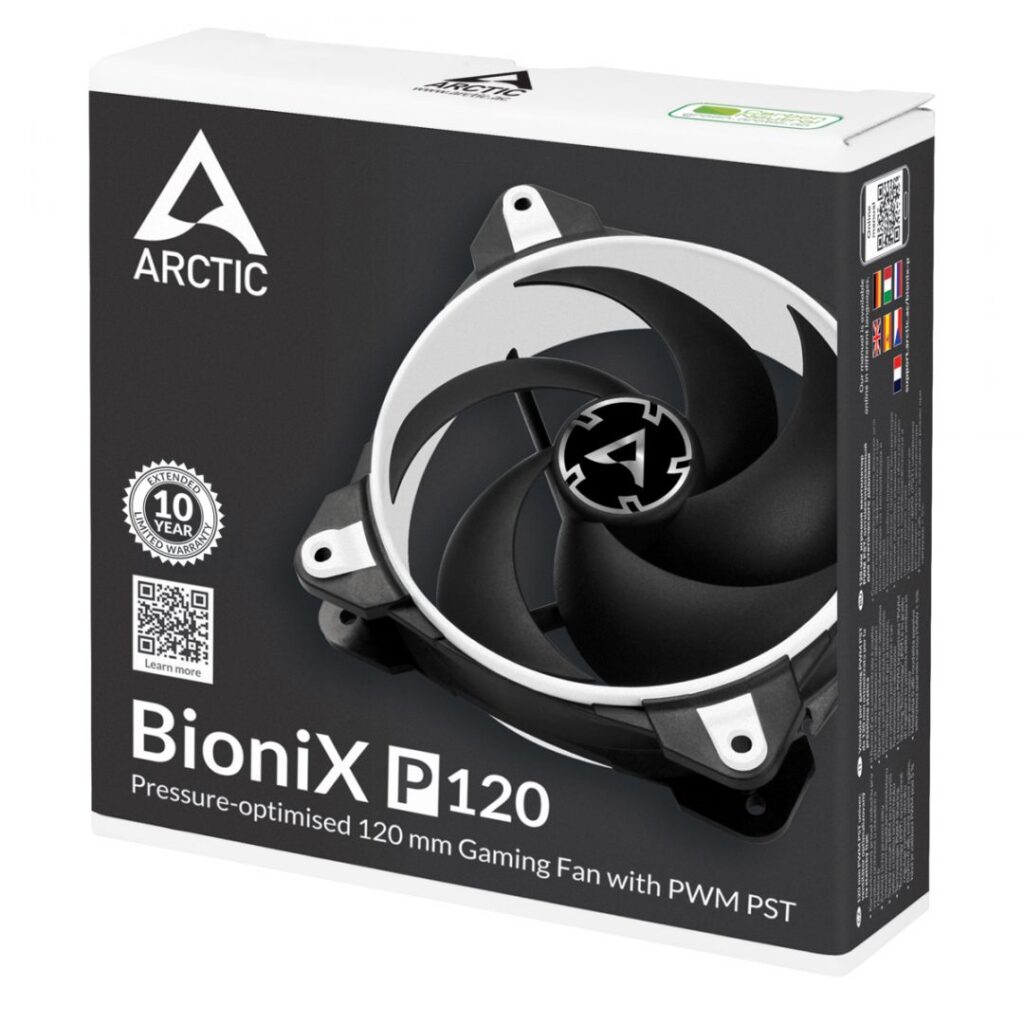 Arctic BioniX P120 Pressure-optimised PWM PST White - Image 6