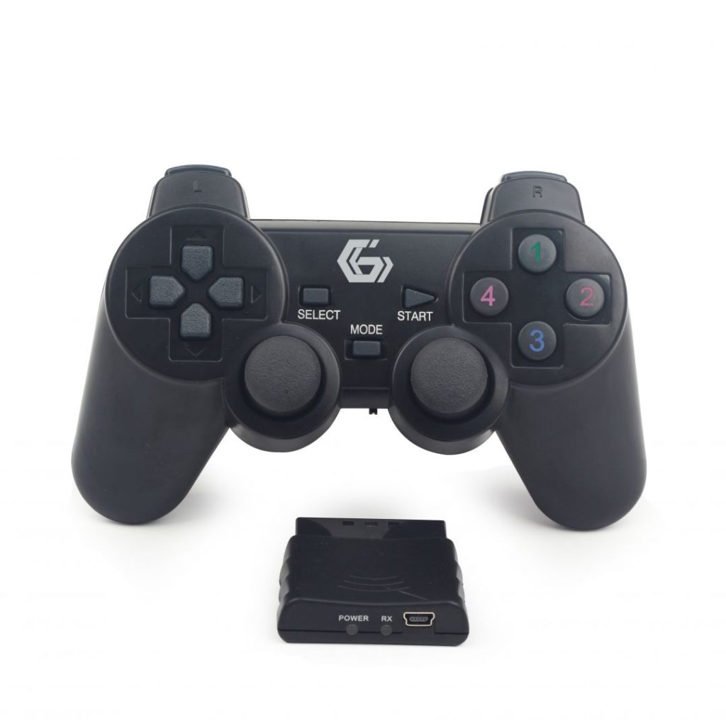 Gembird JPD-WDV-01 Wireless Gamepad Black - Image 1