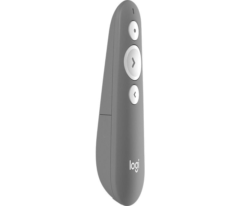 Logitech R500 Laser Presentation Remote Wireless Presenter Red Laser Grey - Image 2