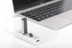 Digitus USB Type-C OTG 3-Port HUB + Card Reader White - Image 3