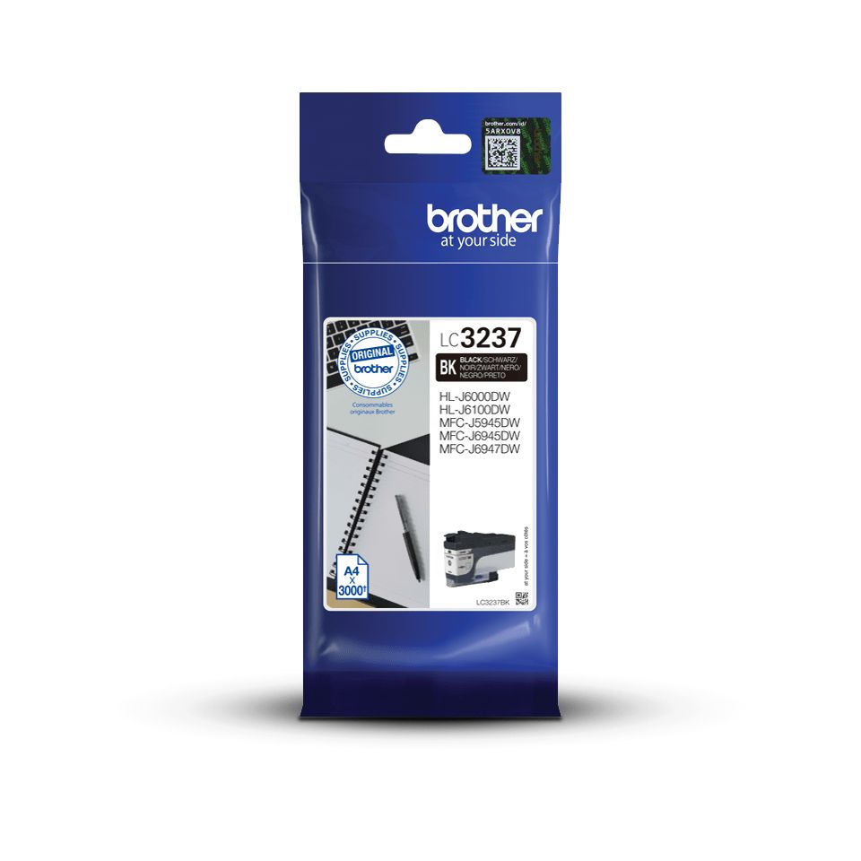 Brother LC3237BK Black tintapatron - Image 1