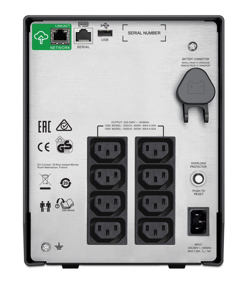 APC SMC1000IC Smart-UPS Tower LCD 1000VA UPS - Image 3