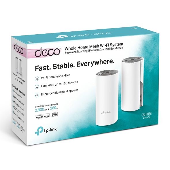 TP-Link Deco E4 AC1200 Whole Home Mesh Wi-Fi System (2 Pack) - Image 4
