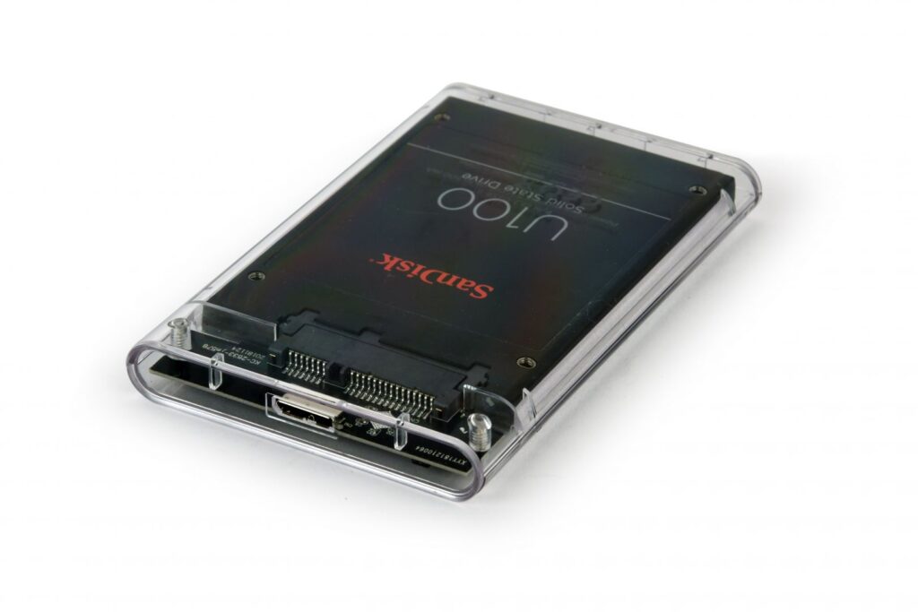 Gembird 2,5" EE2-U3S-5-S USB3.0 Enclosure Transparent - Image 5