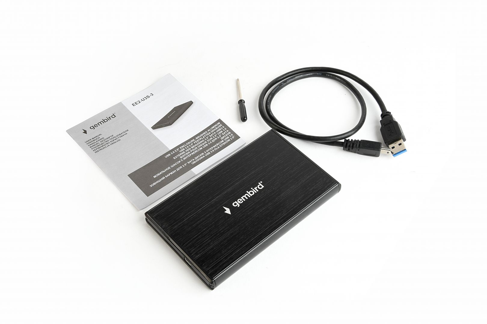 gembird-2-5-ee2-u3s-3-usb3.0-enclosure-aluminium-black_5.jpg Gembird 2,5" EE2-U3S-3 USB3.0 Enclosure Aluminium Black - Image 5